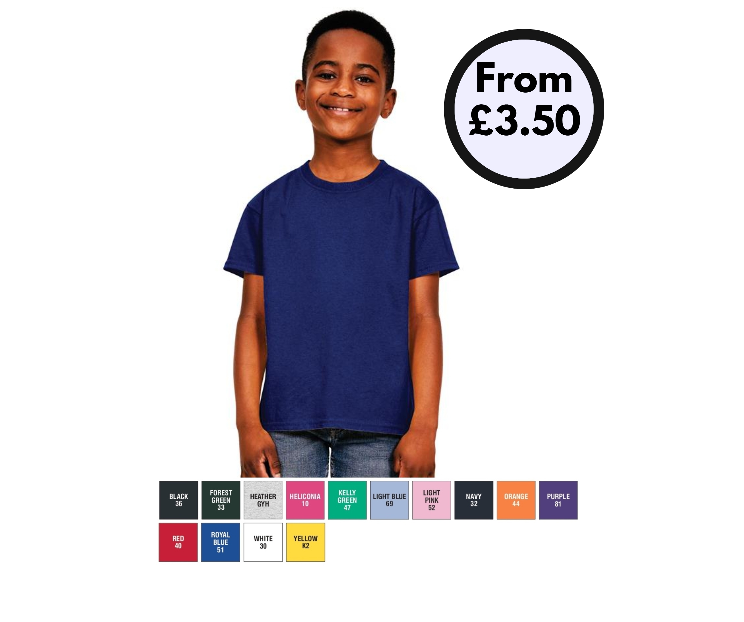 CR1500B - Casual Classic Ringspun 150 Regular Tee Kids