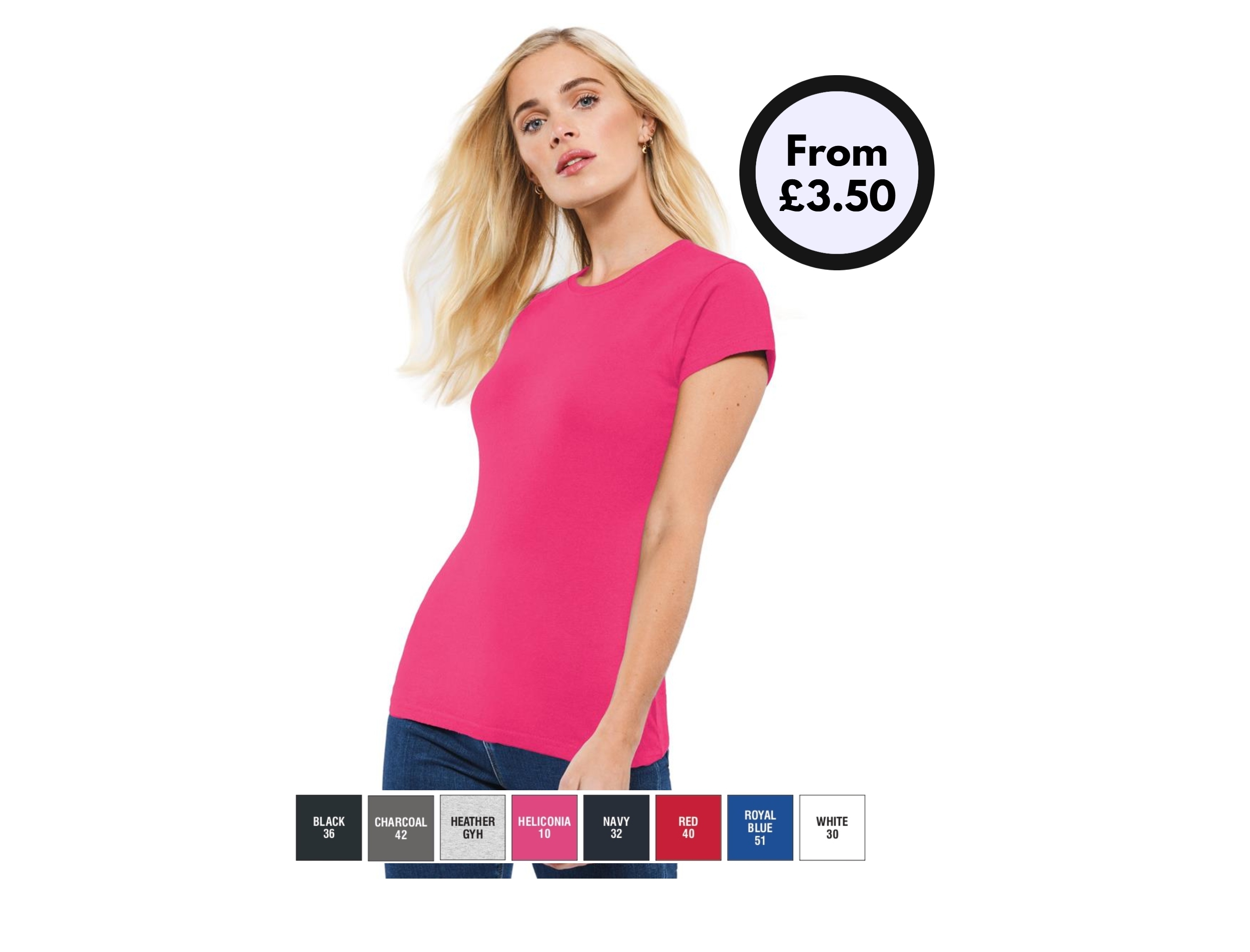 CR1500L - Casual Classic Ringspun 150 Regular Tee Ladies