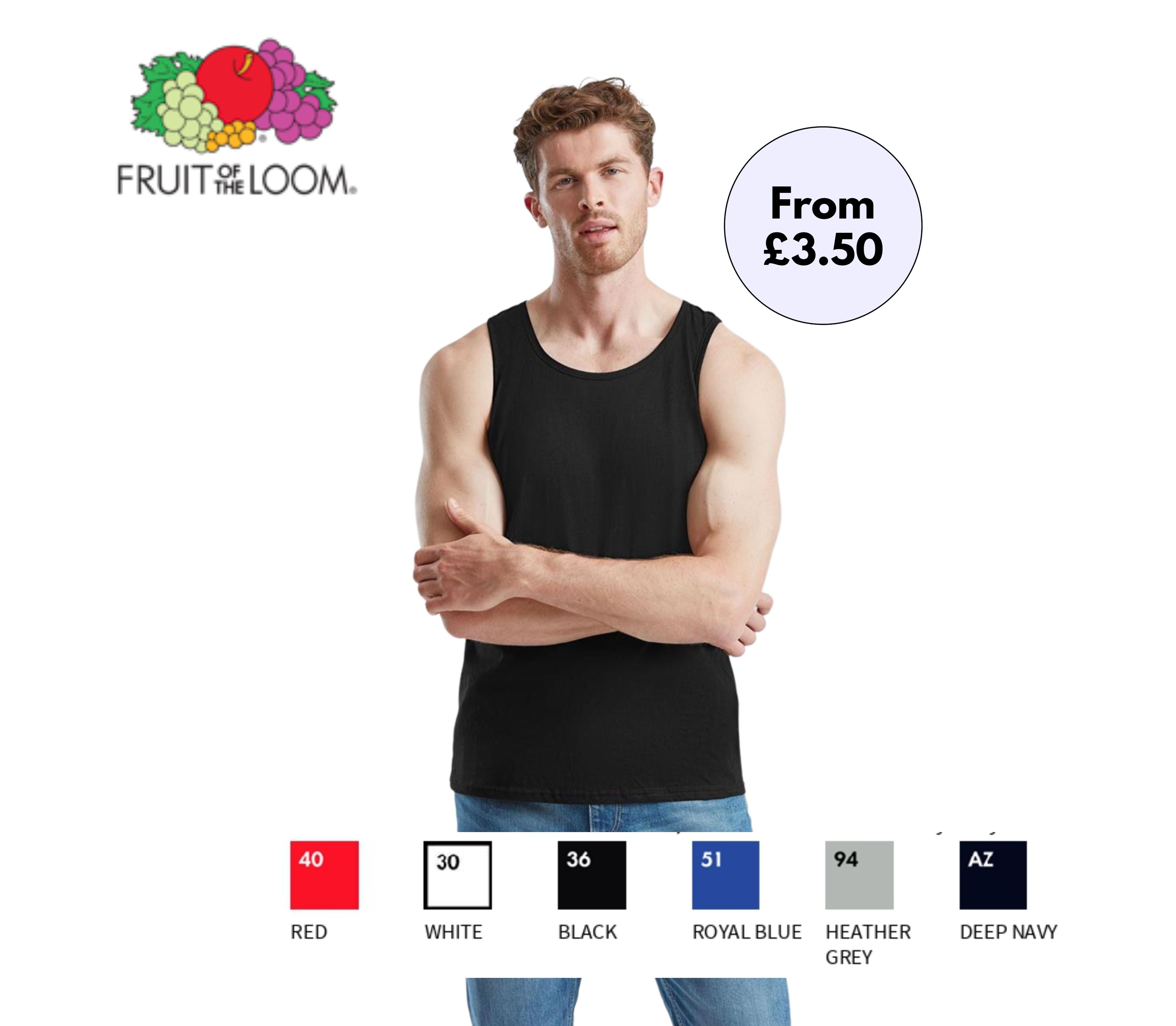F61098  Valueweight Open End 165 Regular Fit Vest Adult