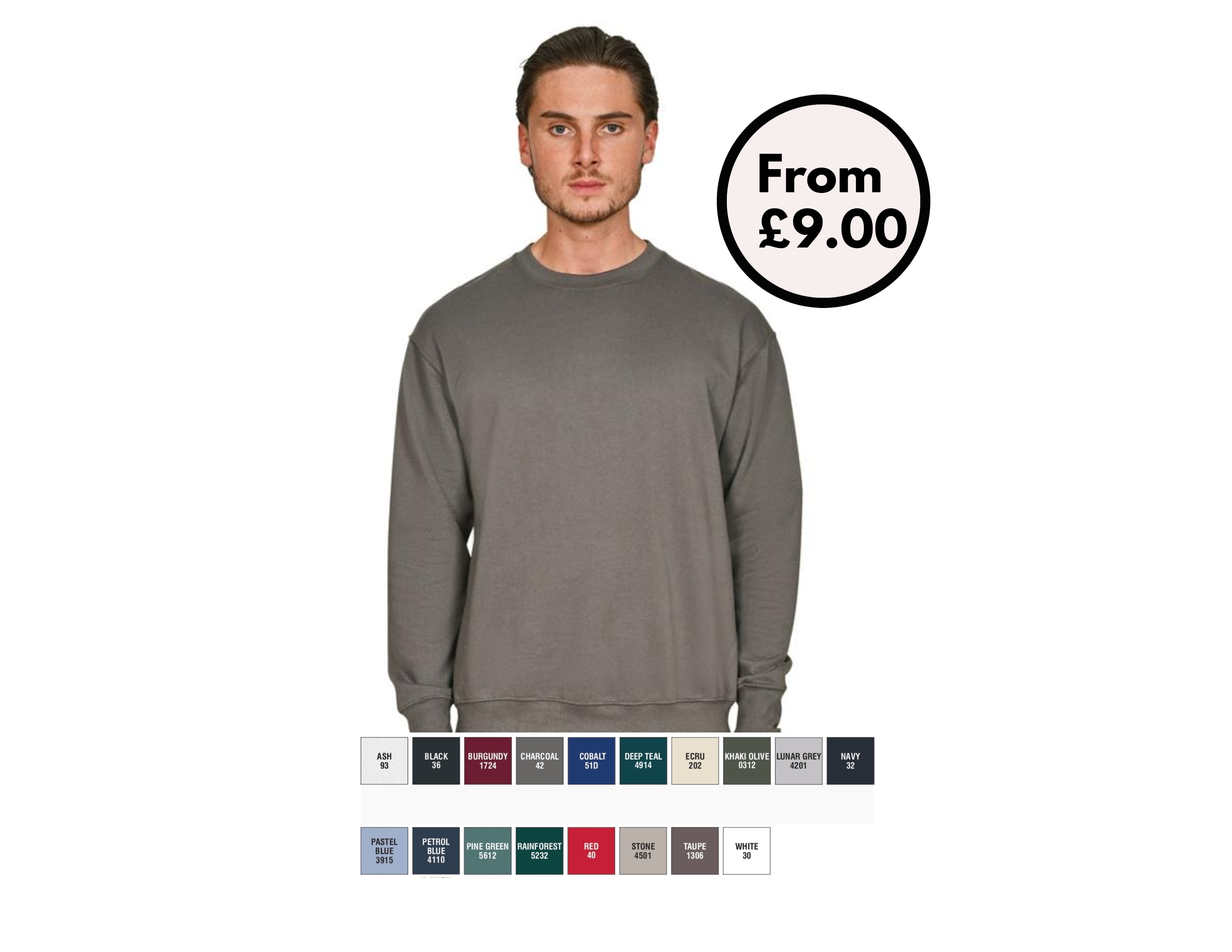 CRBSW10 - Casual Classics Core Combed 280 Regular Fit Sweat Adult