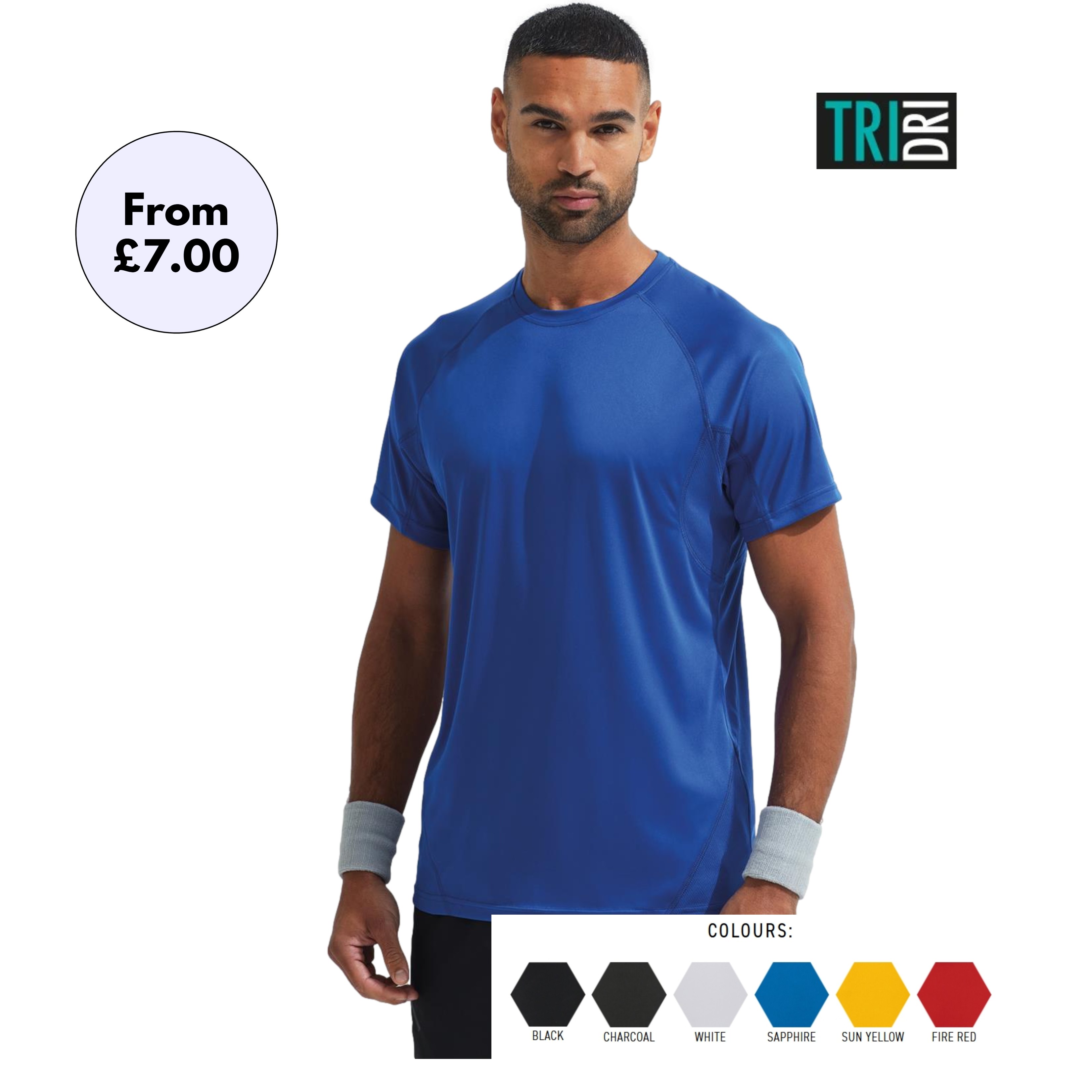 TR011 Men's TriDri® panelled tech tee