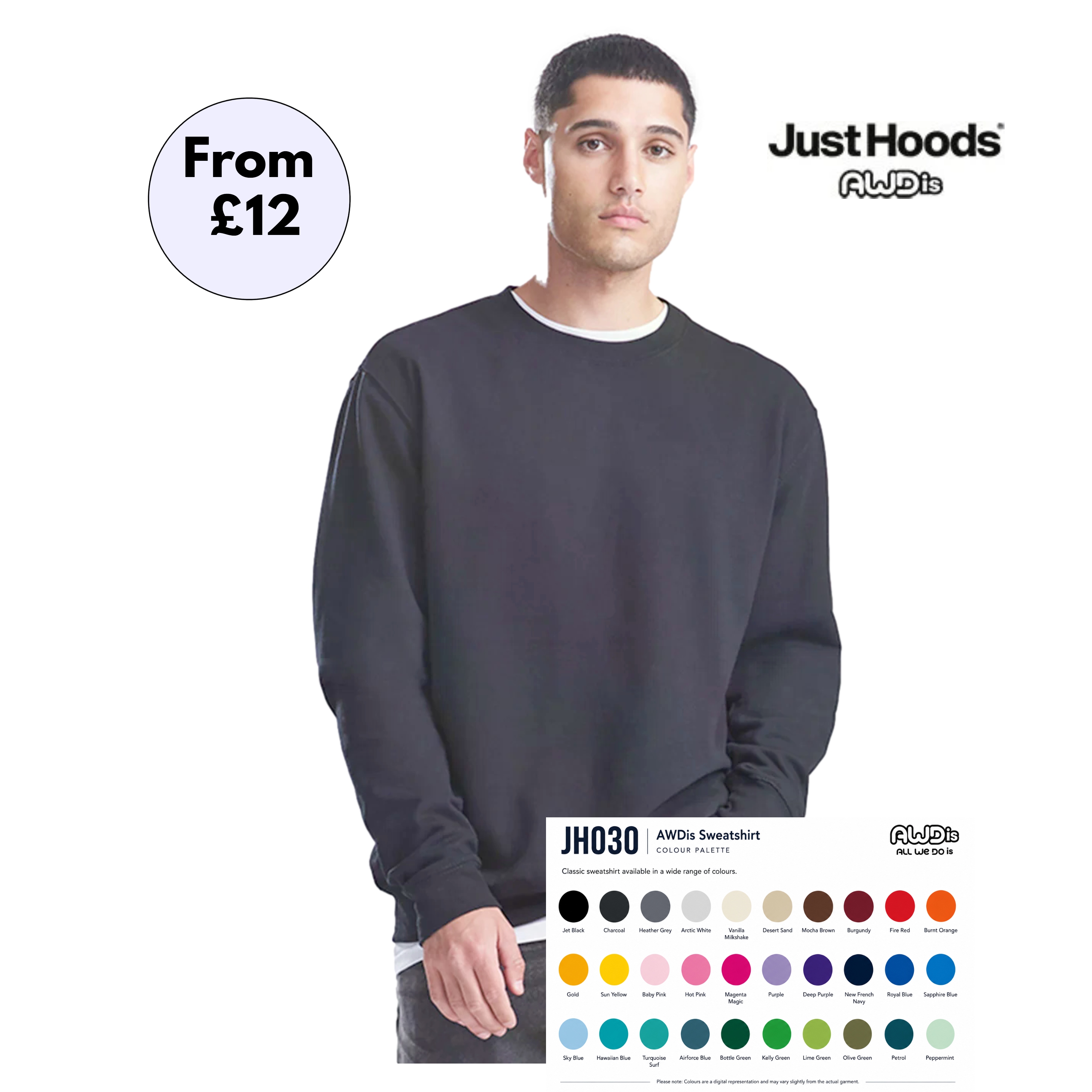 JH030 - AWDis sweatshirt